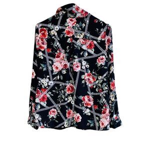 Notations Floral Top - Size: Petite